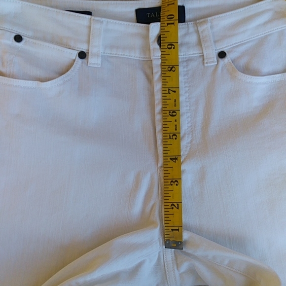 Talbots Curvy Slenderizing Jeans 6 White - Picture 15 of 16